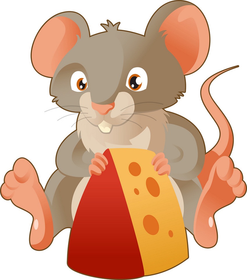 ビッグマウスとチーズのイラスト イラスト