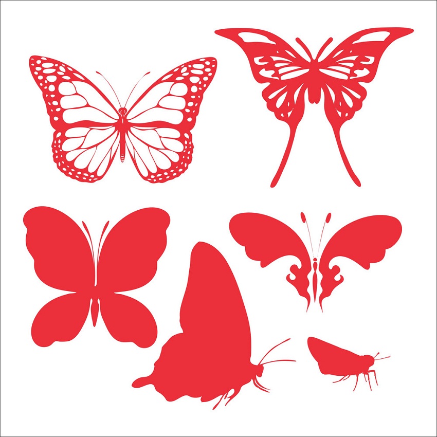 蝶のデジタルイラスト イラスト