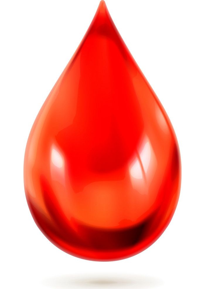 イラスト血の滴 2