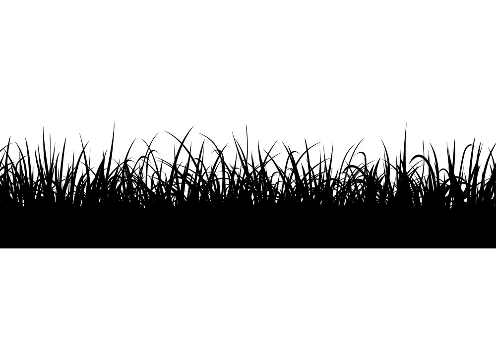草のシルエットのイラストpng 9