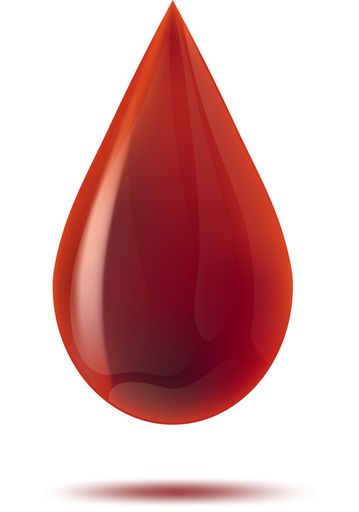 血の滴のイラスト