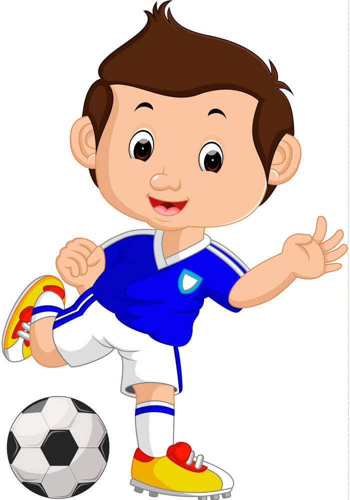 少年サッカー選手のイラスト イラスト
