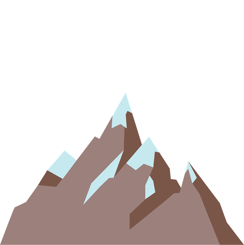 山のイラスト 背景透明4 イラスト