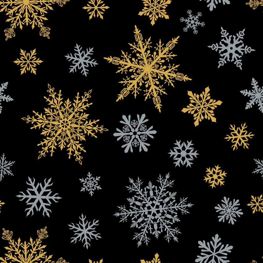 雪の結晶パターンのイラスト イラスト