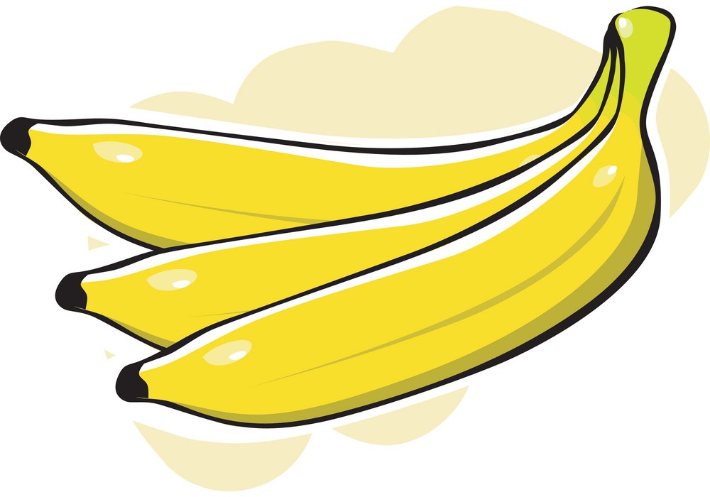 3 本のバナナのイラスト 1 イラスト