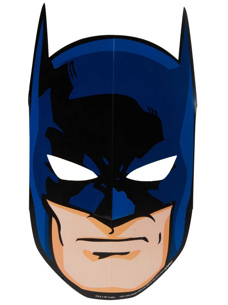 バットマンの顔のイラスト