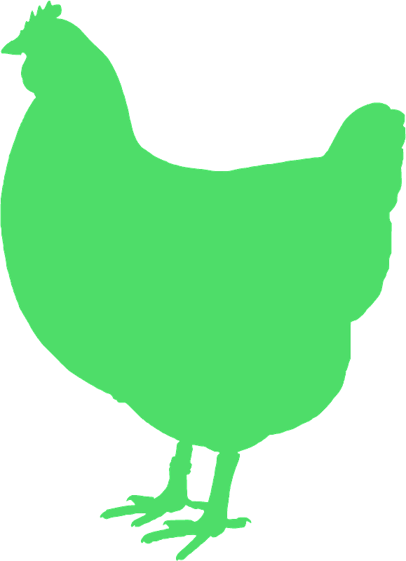 鶏のシルエットイラストpng 2 イラスト