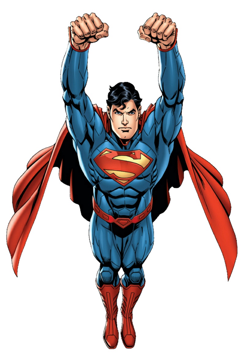 スーパーマンが飛んでいるイラスト2 イラスト