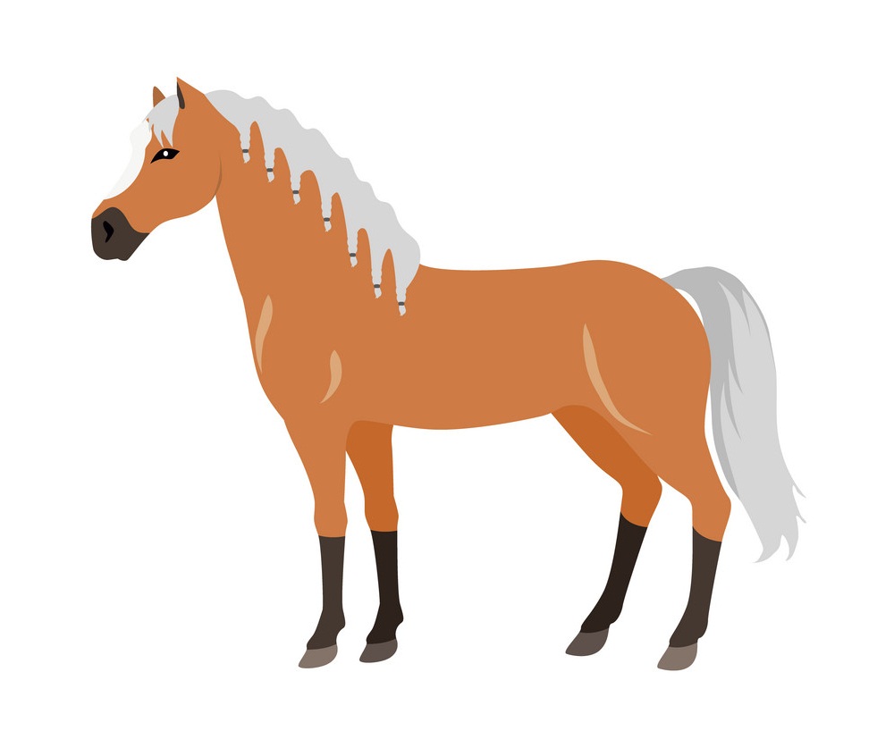馬のデザインイラスト