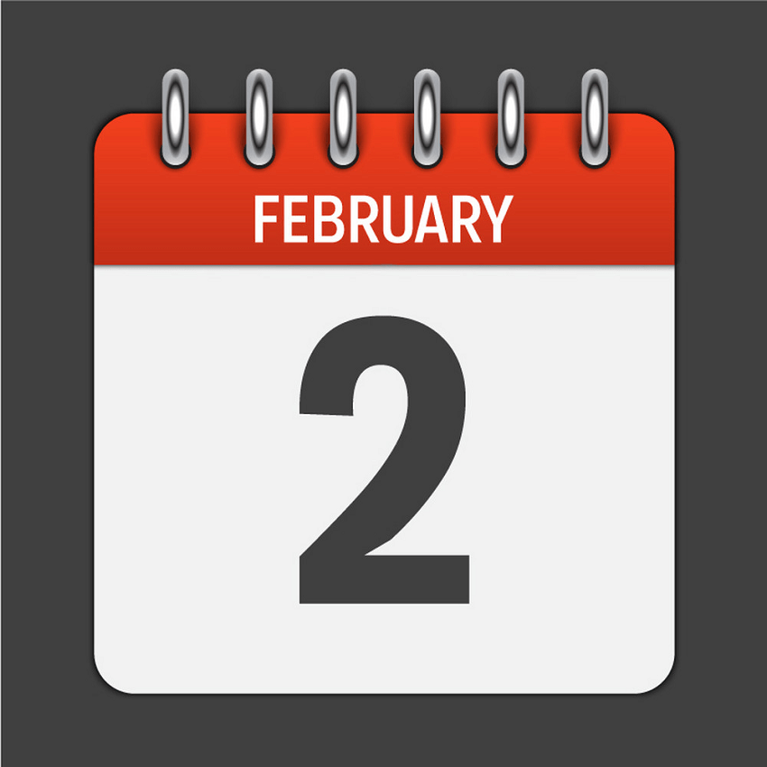 2月2日カレンダー毎日アイコンpngイラスト イラスト