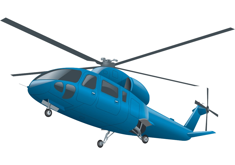 青いヘリコプターを飛んでいるイラストpng透明 イラスト
