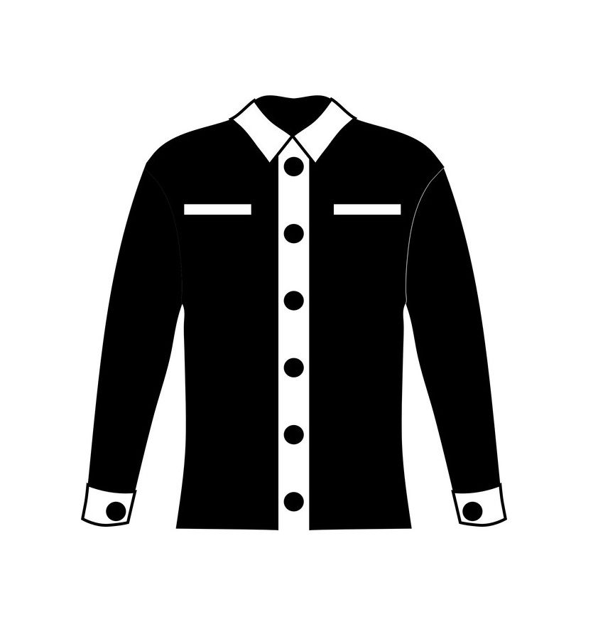 男性のシャツのアイコンのイラスト イラスト