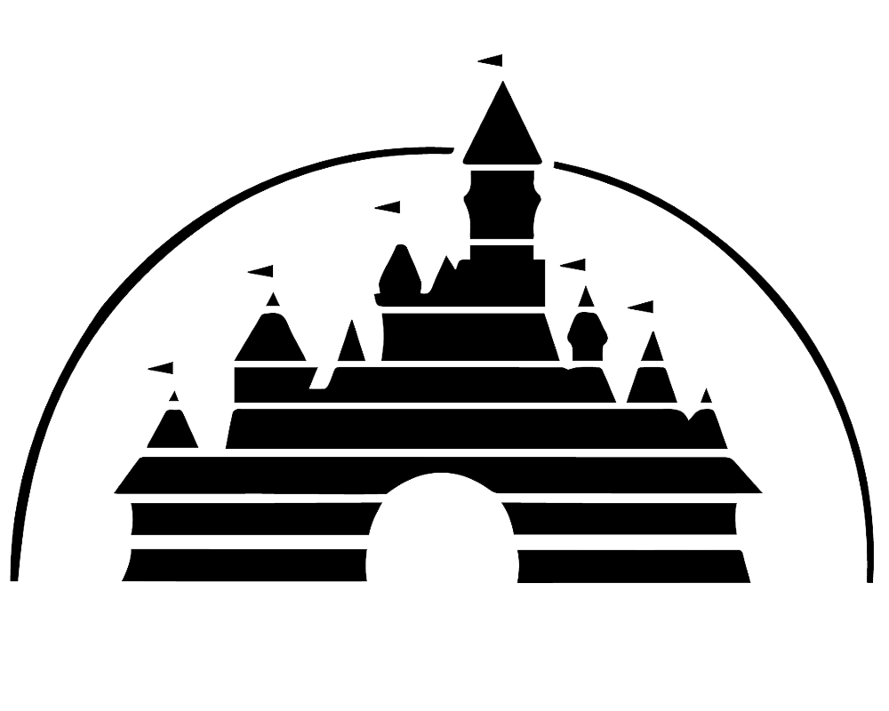 ディズニー城のロゴ透明イラスト イラスト