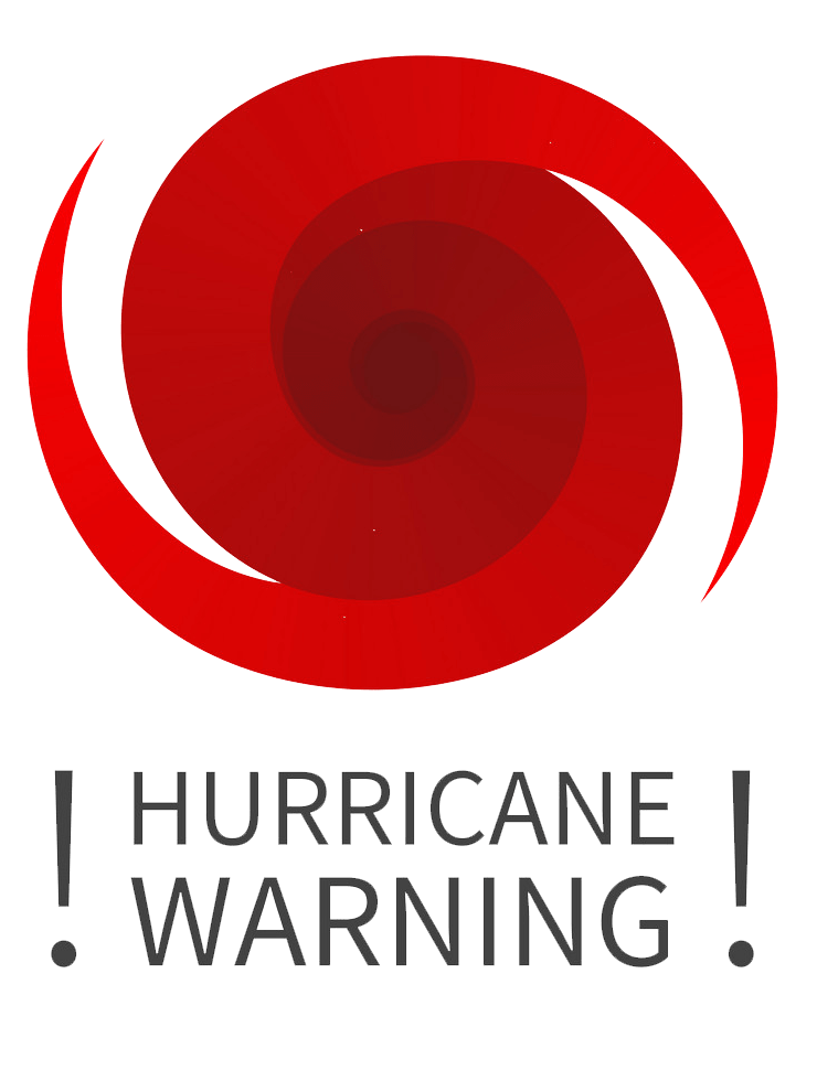 ハリケーン警告png透明イラスト イラスト
