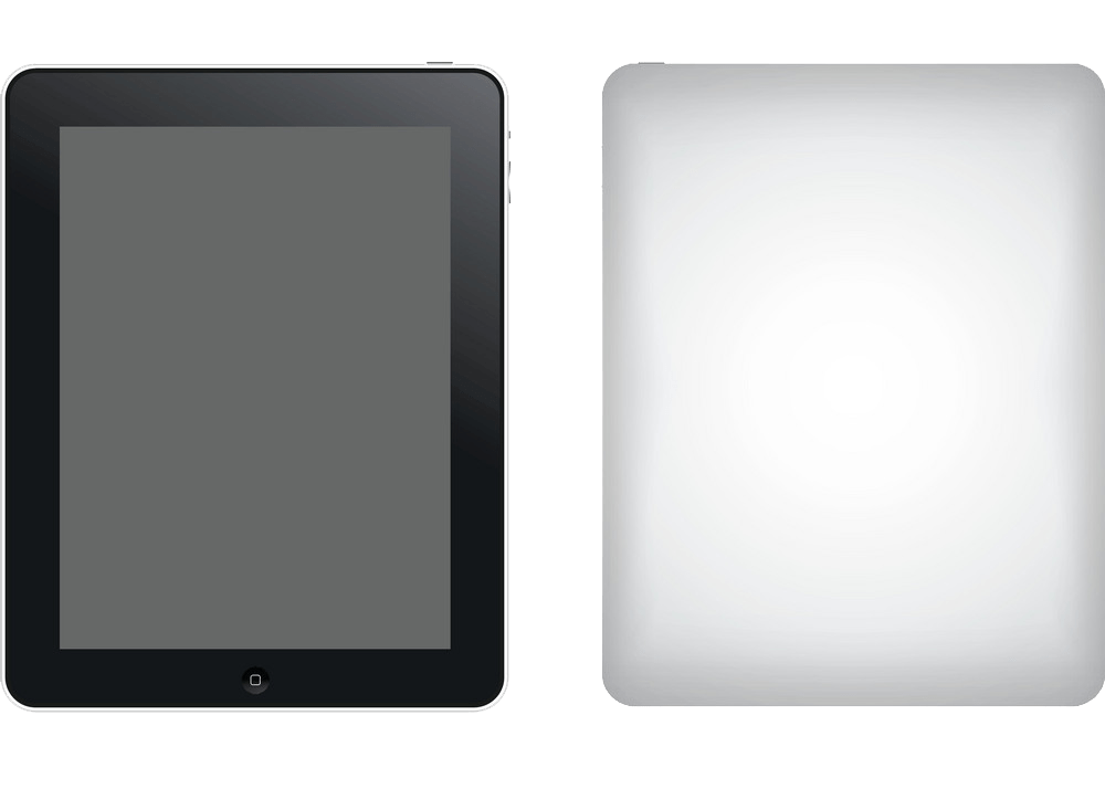 イラスト 2 つの iPad PNG 透明 イラスト
