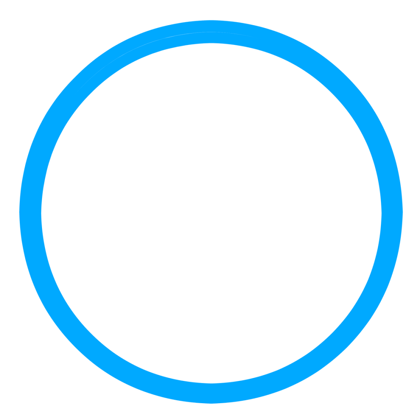 イラスト青い円透明 イラスト