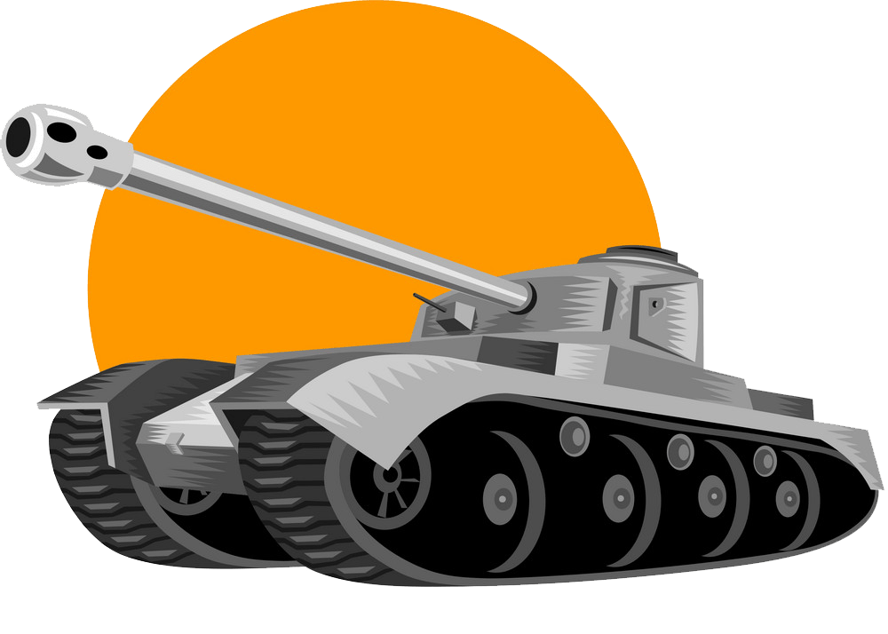 イラスト第二次世界大戦装甲戦闘戦車 PNG 透明