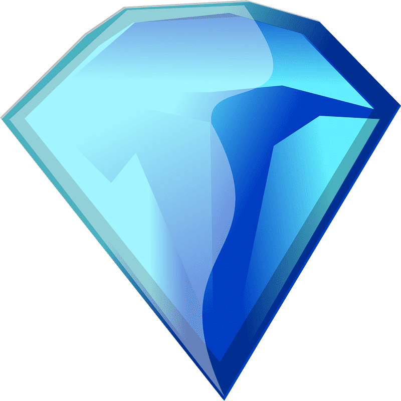 ダイヤモンドイラスト透明1