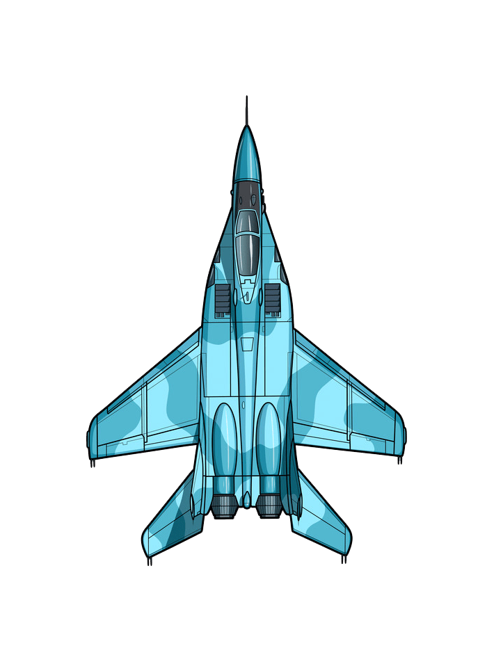 イラスト現代ロシアのジェット戦闘機 PNG 透明 イラスト