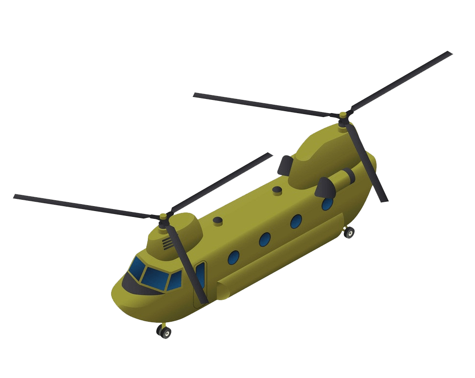 イラスト軍用輸送ヘリコプターpng透明 イラスト