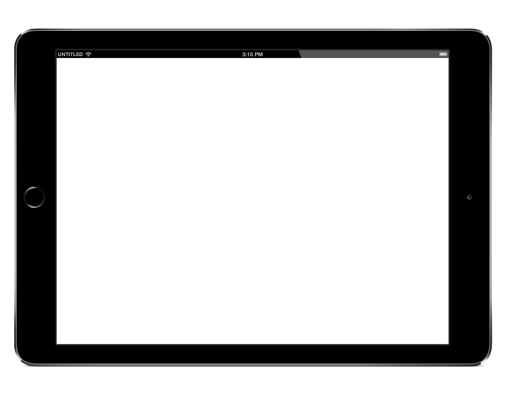 イラスト黒iPad Pro PNG透明 イラスト