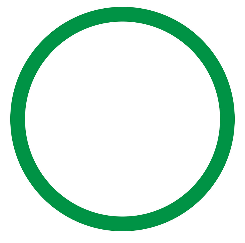 イラスト緑の円png透明 イラスト