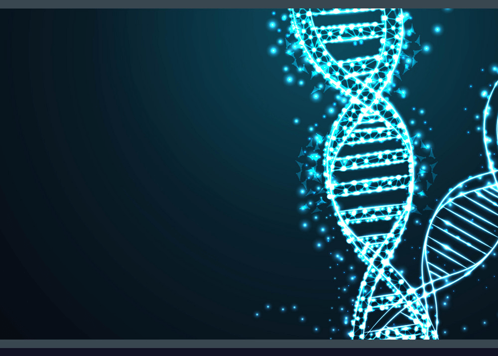 イラスト未来的なDNAデザインpng