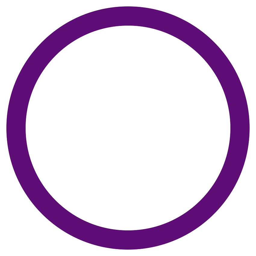 イラスト紫色の円 イラスト