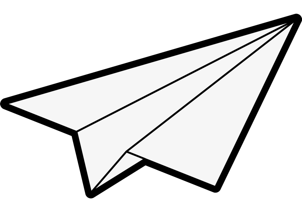 イラスト紙飛行機png透明