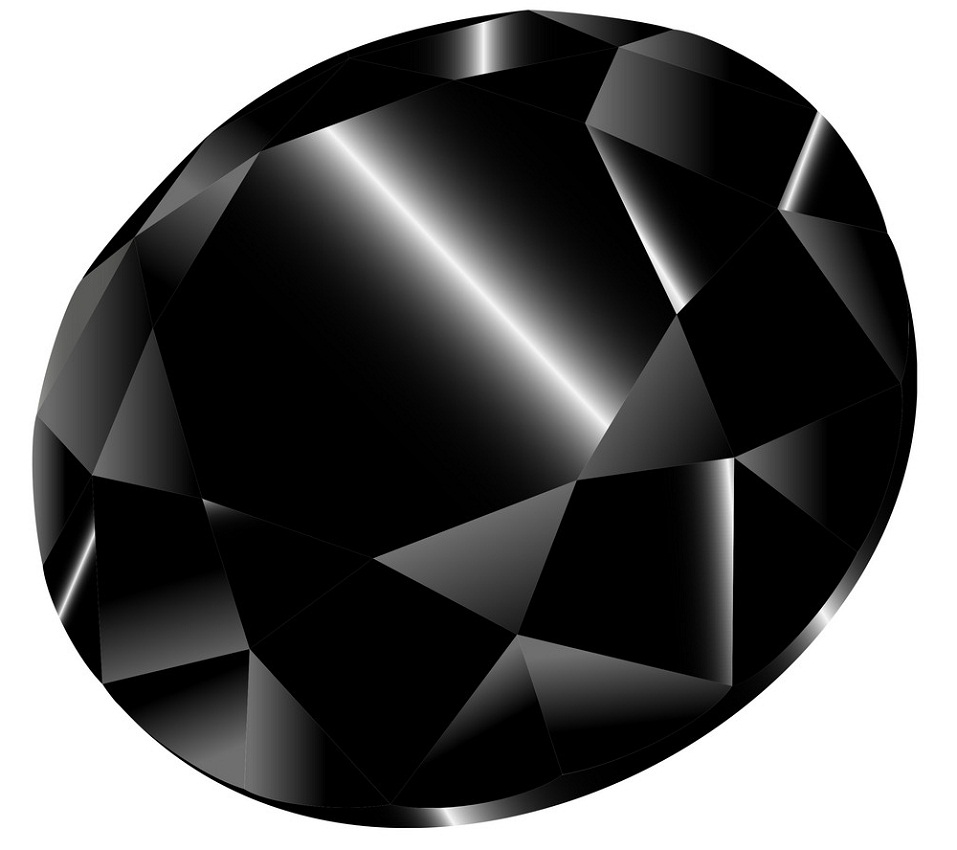 イラストブラックダイヤモンド