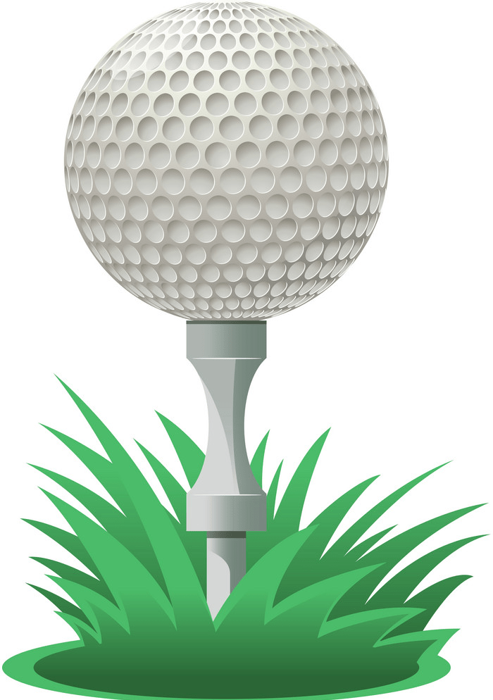 草の上のゴルフボールのイラストpng イラスト