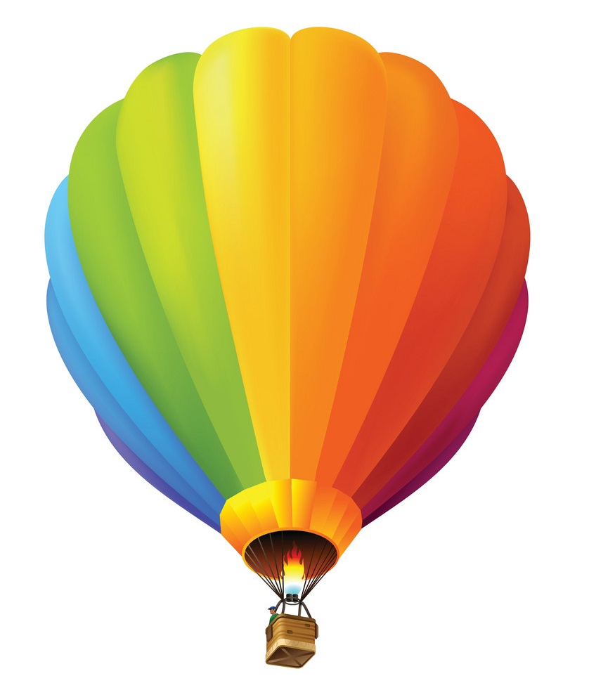 熱気球のイラスト1無料 イラスト