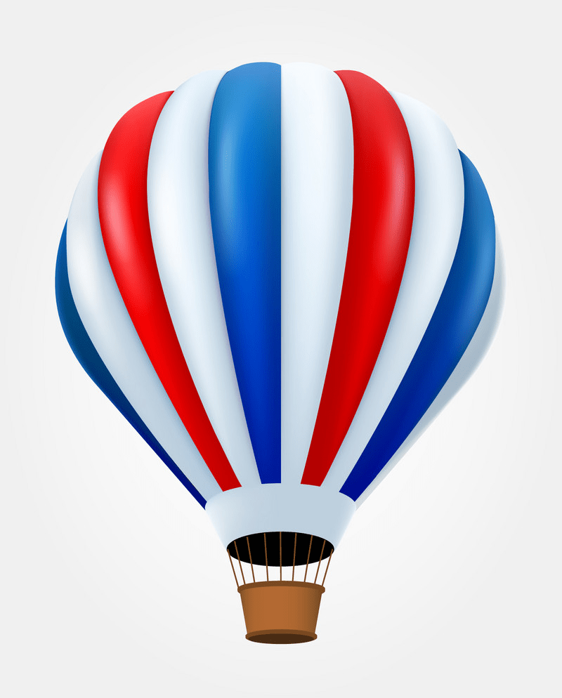 熱気球のイラスト 1 PNG 無料 イラスト