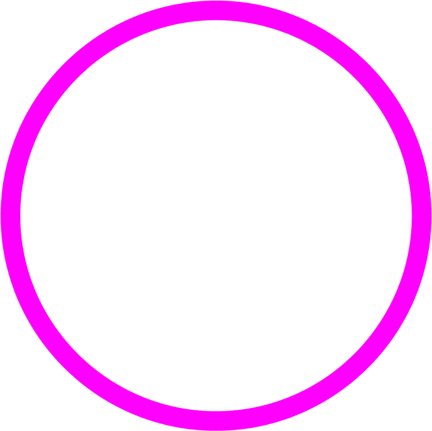 ピンクの円のイラストpng