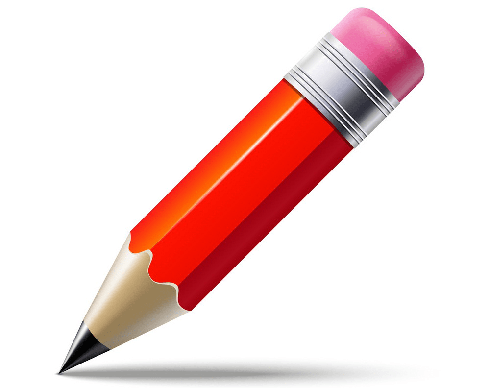 リアルな赤鉛筆のイラストpng イラスト