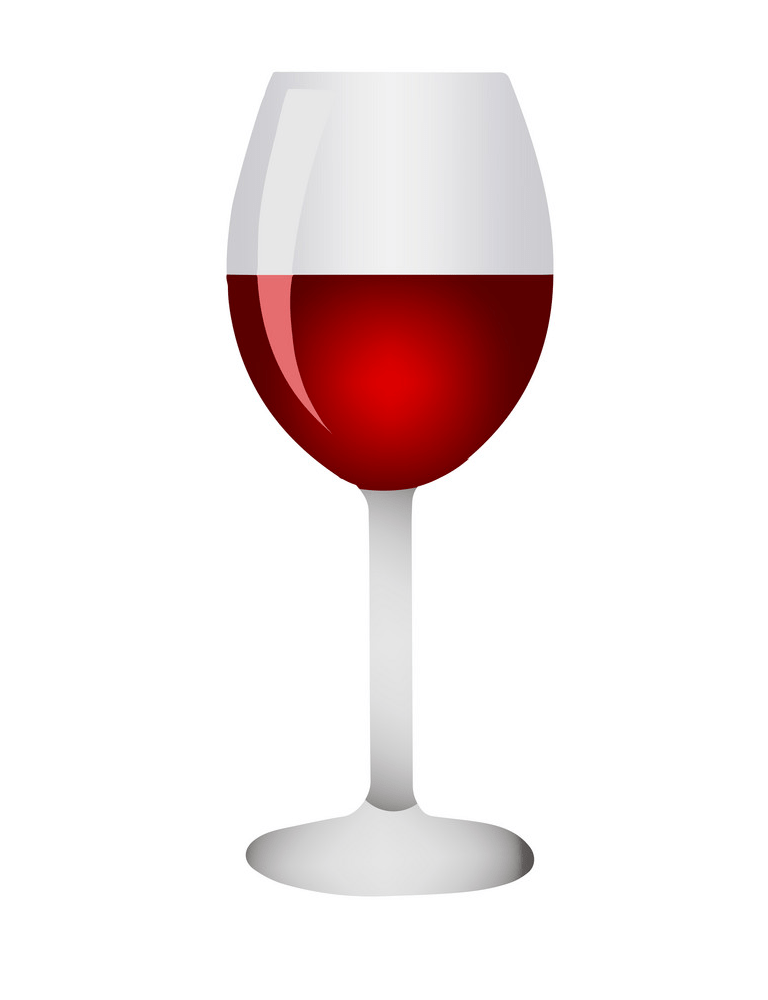 シンプルな赤ワイングラスのイラストpng イラスト