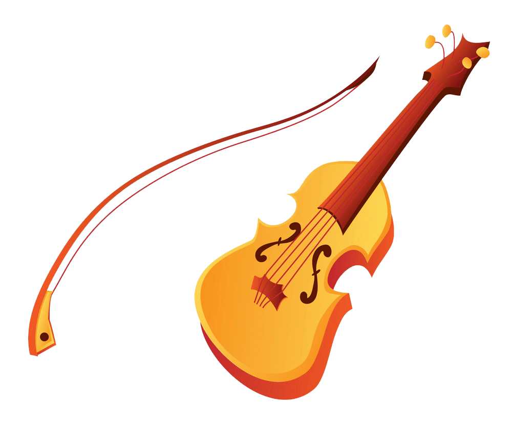 楽しそうなバイオリンのイラスト PNG透過 イラスト