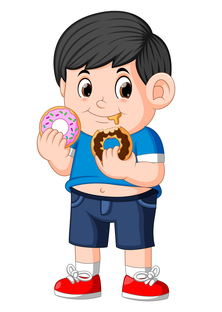 ドーナツを食べる男の子 png イラスト イラスト