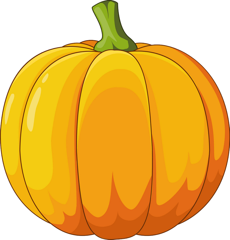 かぼちゃのイラスト透明3 イラスト