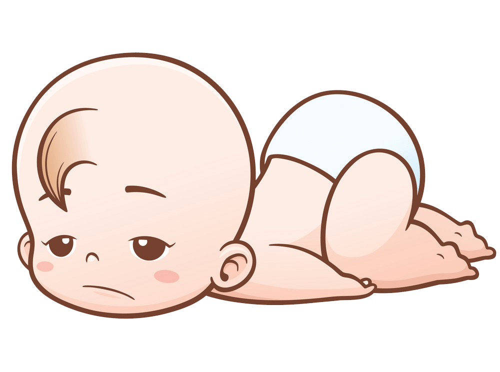悲しい赤ちゃん イラスト透明