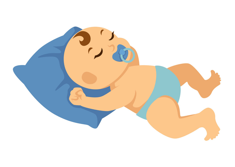 眠っている赤ちゃんpngイラスト イラスト