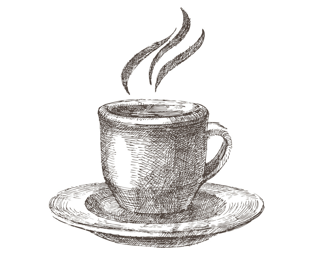 手描きのコーヒーカップイラストpng イラスト