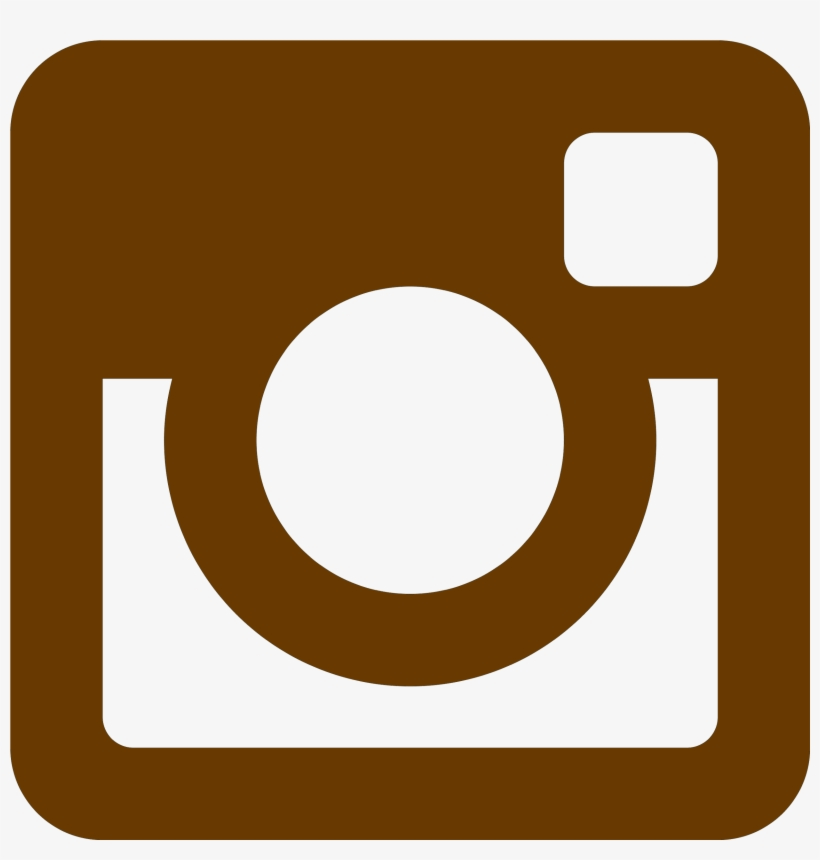 茶色の Instagram ロゴの図 イラスト