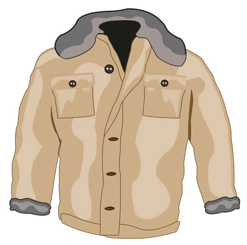 冬のイラストのためのジャケット透明