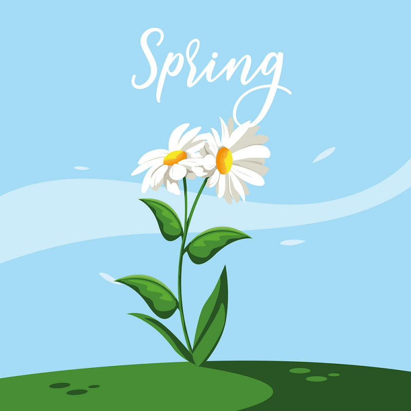 春の花のイラスト