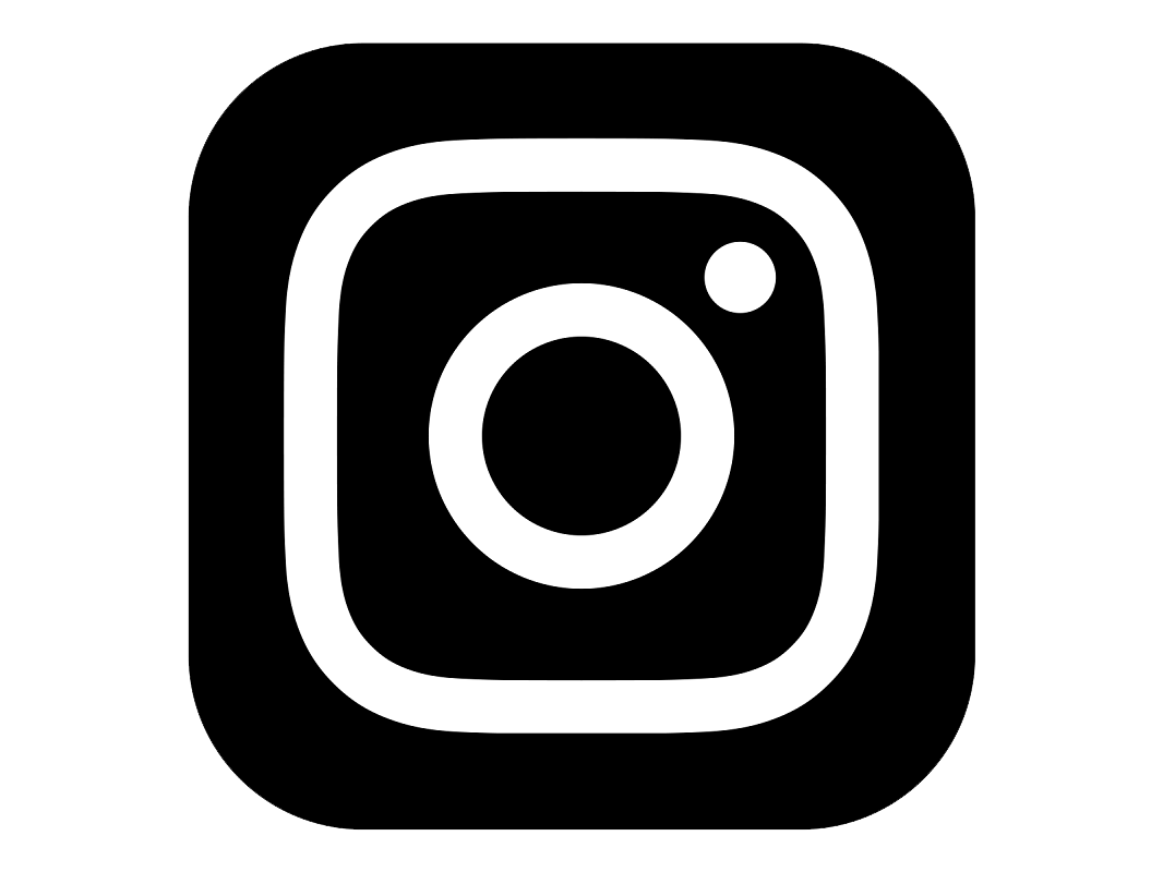 イラスト白黒の Instagram ロゴ透明 イラスト