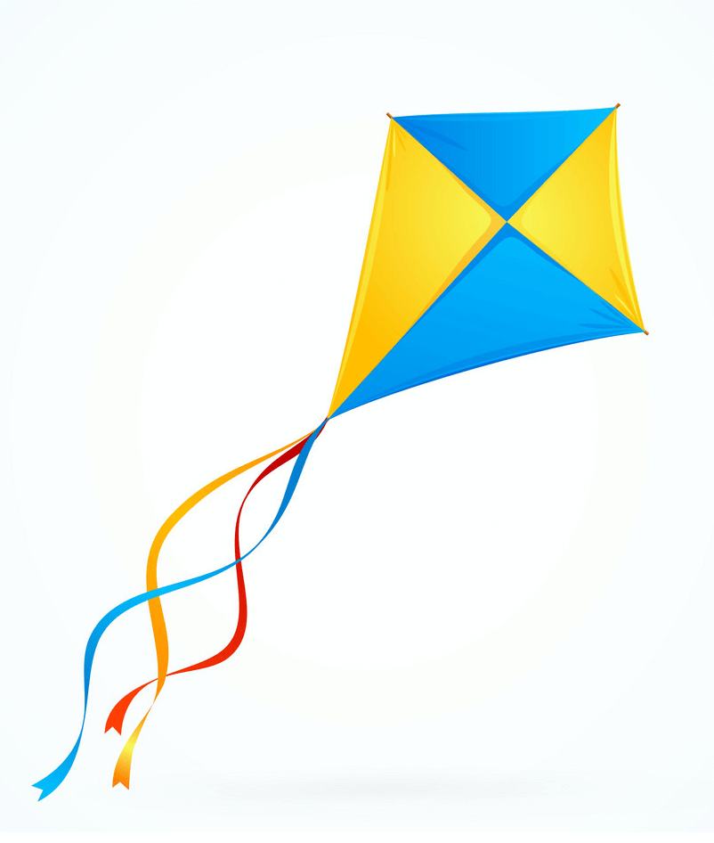 カラフルな凧のイラスト イラスト