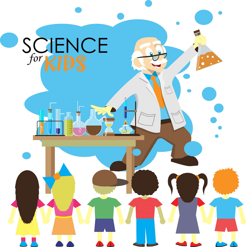 子供のための科学のイラスト