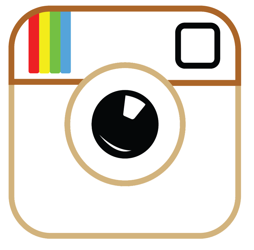透明な古い Instagram ロゴのイラスト