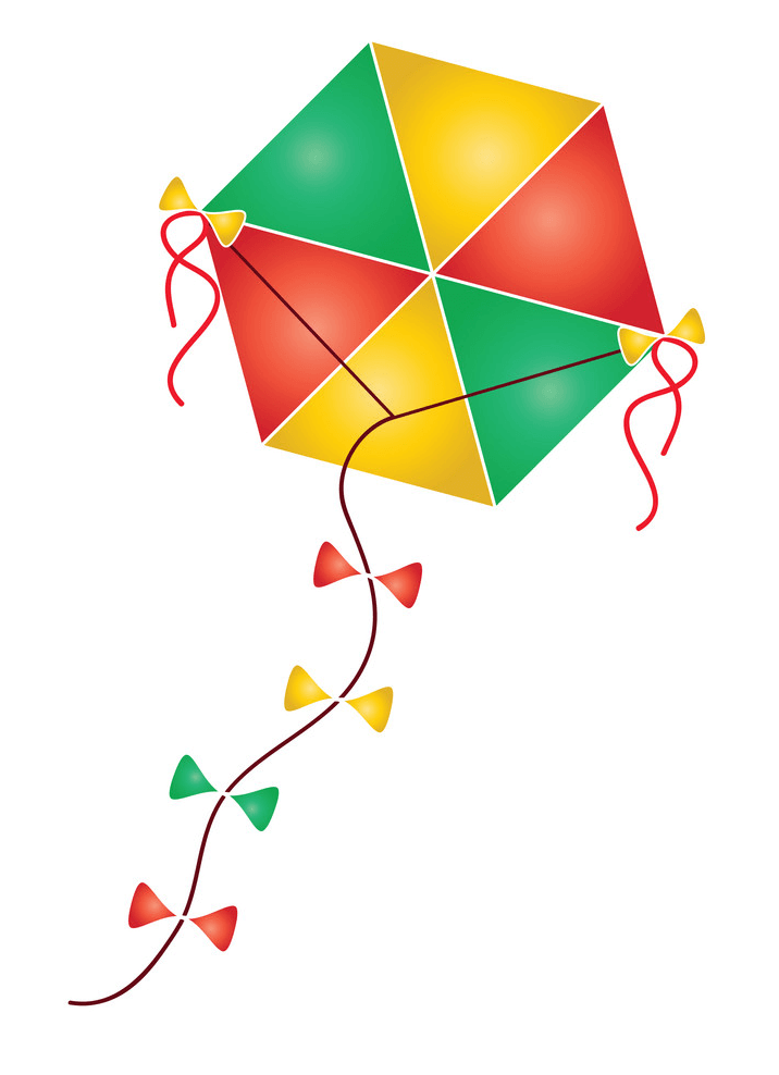 美しい凧のイラスト イラスト